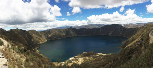 Quilotoa lagune Equateur