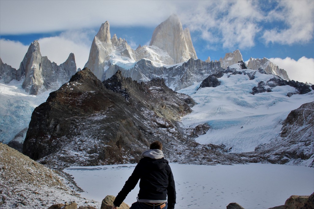 Kevin temoignage Chalten fitz roy tierra latina voyage laguna de los tres neige