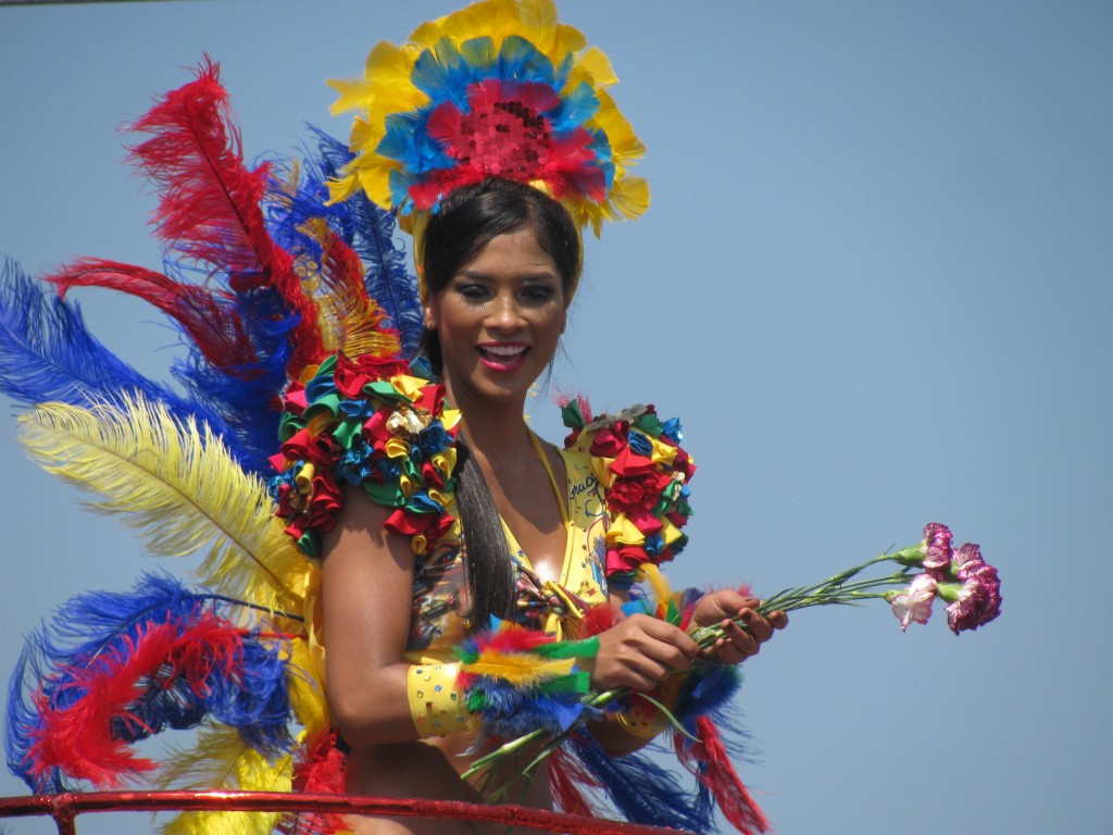 Colombie Carnaval de Barranquilla danseuse