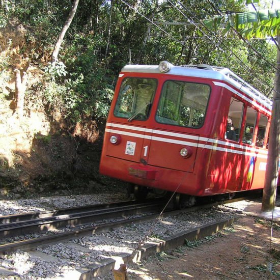 Bresil Rio de Janeiro train corcovado