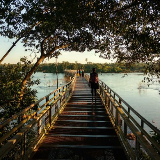 argentine brésil parc national chute iguazu nature luxuriante rio fleuve unesco patrimoine pont passerelle jungle immersion