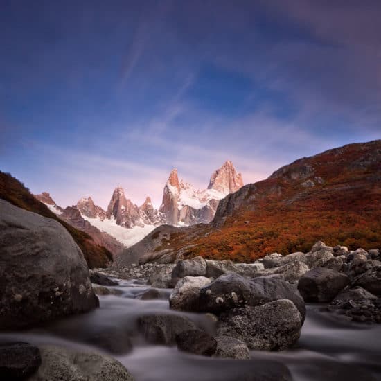 argentine patagonie parc national glaciers el chalten fitz roy paysage nature immersion montagne sauvage photo