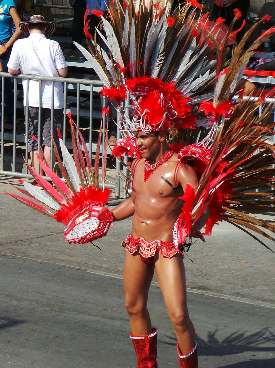 Colombie Carnaval de Barranquilla danseur