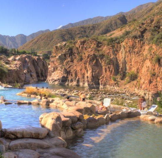 argentine montagne mendoza thermes cacheuta termas baignade cadre naturel nature