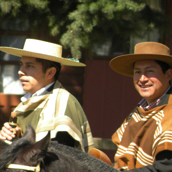 Désert atacama chili Curarrehue chiliens gauchos huasos