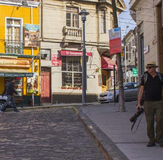 Chili valparaiso centre ruelle