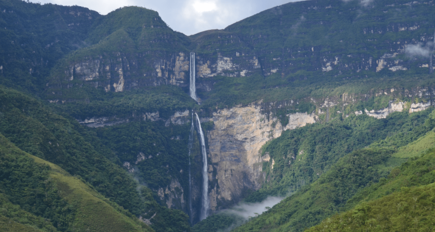 voyage chachapoyas pérou cascade