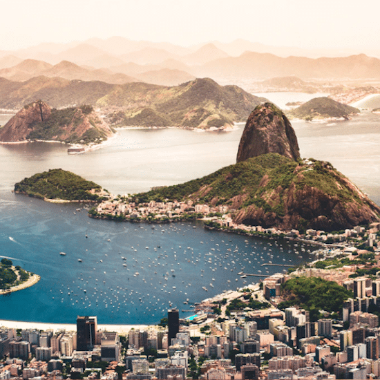 bresil Rio de Janeiro Pain de sucre baie guanabara lage