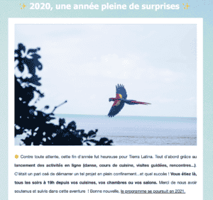Newletter Décembre 2020