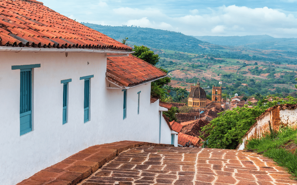 Barichara est un village pittoresque de la Colombie à l'architecture coloniale